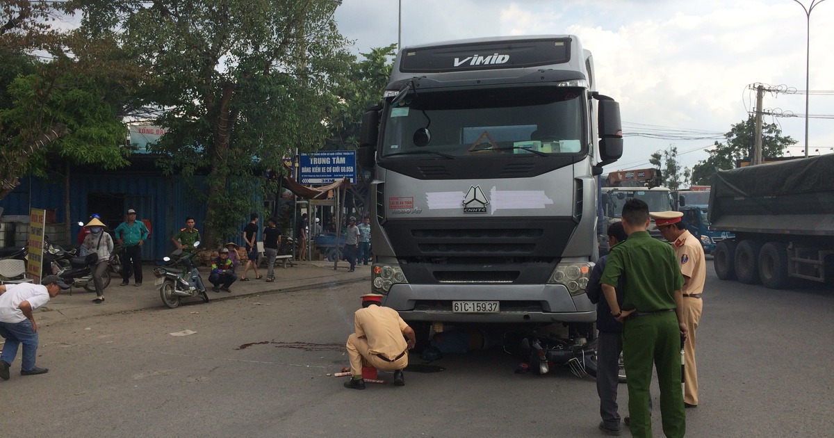 Tai nạn giao thông ở cổng 11 Biên Hòa, một người tử vong