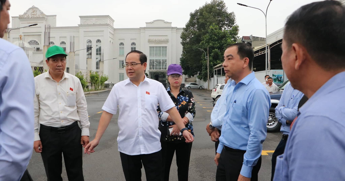 Đoàn Đại biểu Quốc hội tỉnh Đồng Nai giám sát 2 công trình lớn 'dính' sai phạm ở TP.Biên Hòa