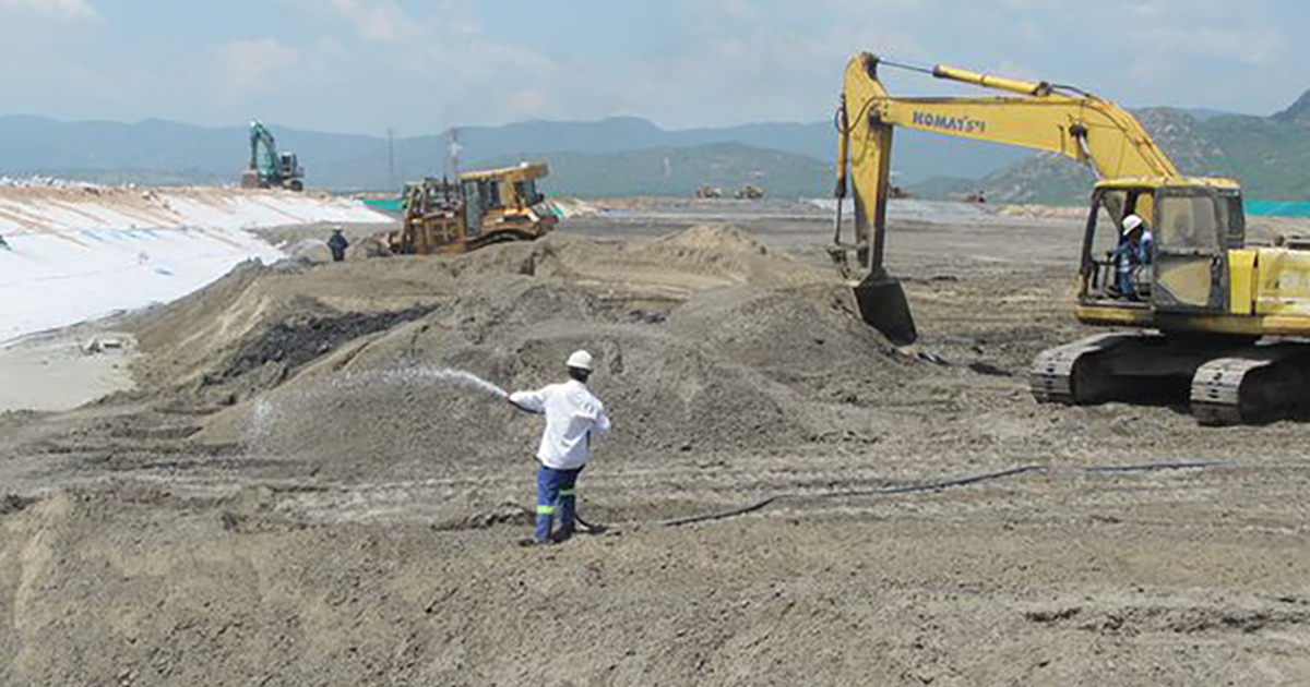 Đề xuất sử dụng tro, xỉ nhiệt điện làm vật liệu san lấp