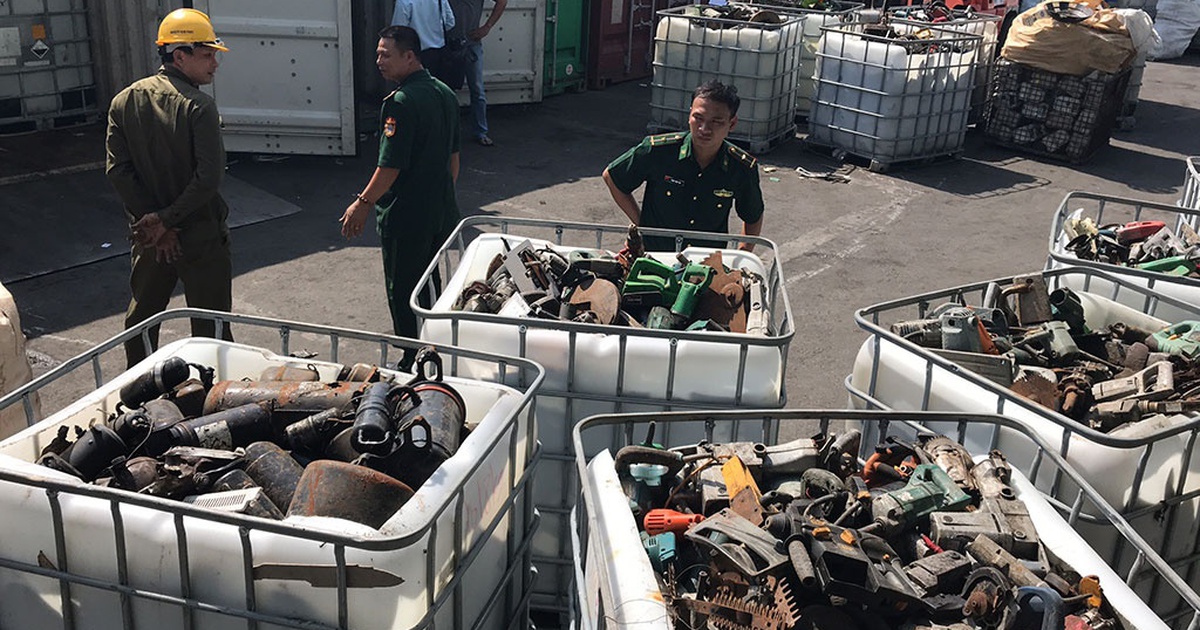 Phạt đến 1 tỉ đồng nếu nhập khẩu phế liệu chứa chất phóng xạ