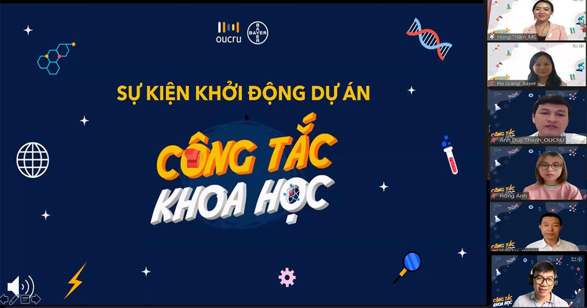 Bayer và OUCRU ra mắt nền tảng giáo dục khoa học trực tuyến