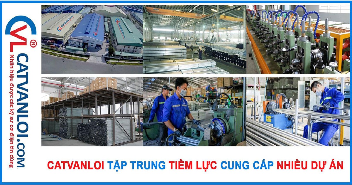 Cát Vạn Lợi - Thương hiệu ống thép luồn dây điện được tin dùng tại Việt Nam