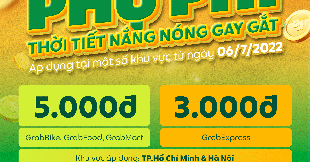 Bộ Công thương ra 'tối hậu thư' với phụ phí nắng nóng của Grab
