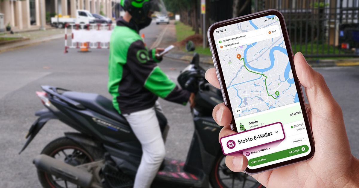Người dùng ví MoMo có thể thanh toán trên ứng dụng Gojek tại Việt Nam