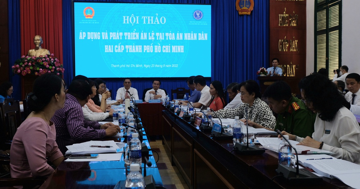 TP.HCM: Nên có chế độ khen thưởng cho thẩm phán có án lệ