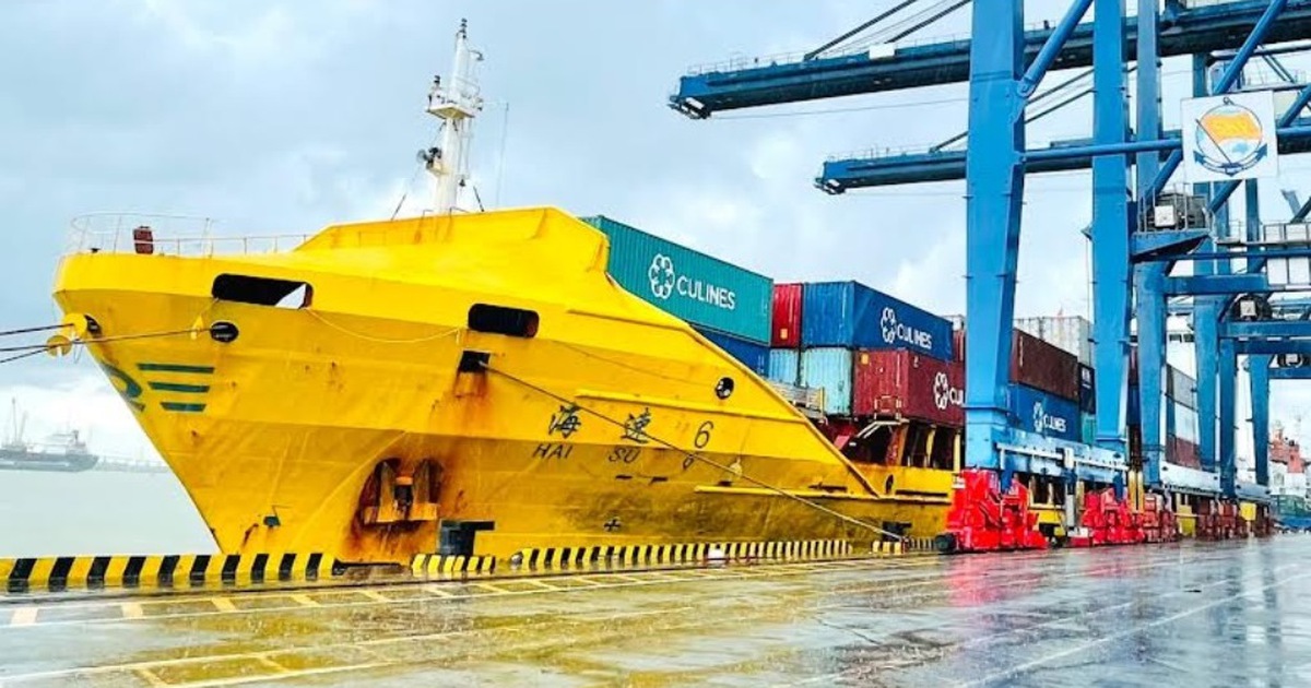 Tuyến dịch vụ độc lập đầu tiên của hãng tàu CULines kết nối Việt Nam - Trung Quốc