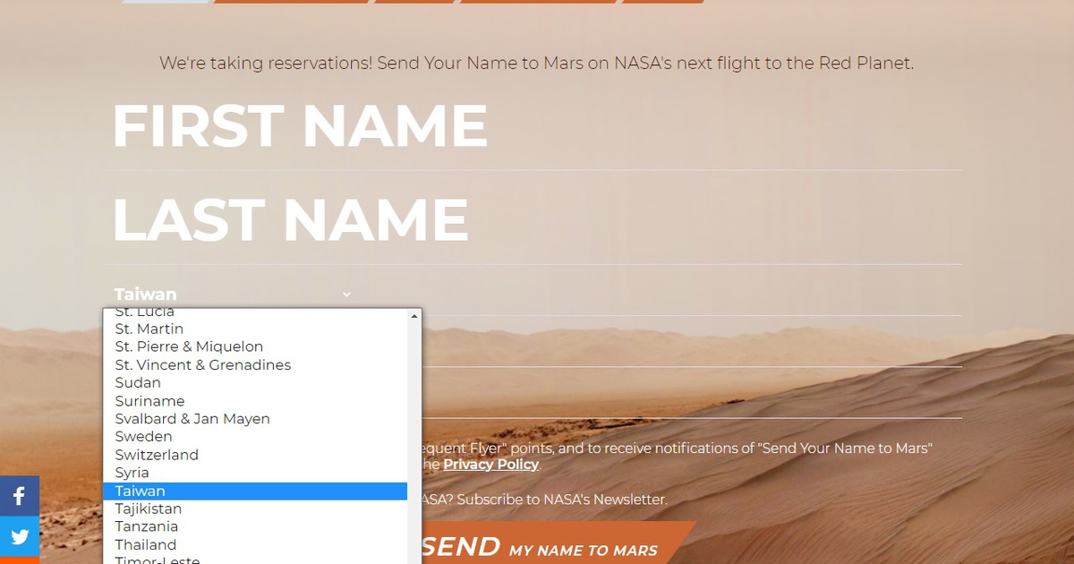 Trung Quốc tức giận vì NASA xem Đài Loan là ‘quốc gia’