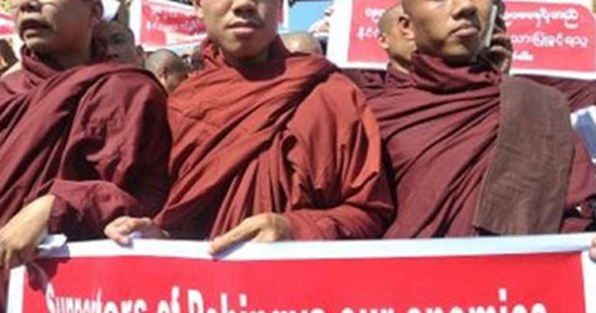 Nhà sư Myanmar biểu tình phản đối quốc tế gây sức ép về vụ người di cư