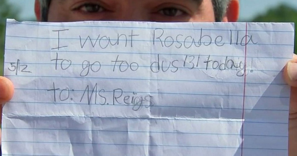Học sinh lớp 2 ở Mỹ viết giấy lừa nhà trường để được... về nhà