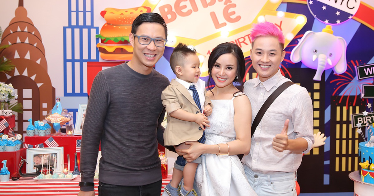 Vy Oanh tổ chức tiệc thôi nôi cho con trai