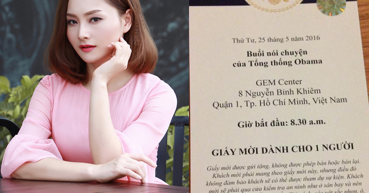 Diễn viên Lan Phương bật mí về câu hỏi giao lưu cùng Tổng thống Obama