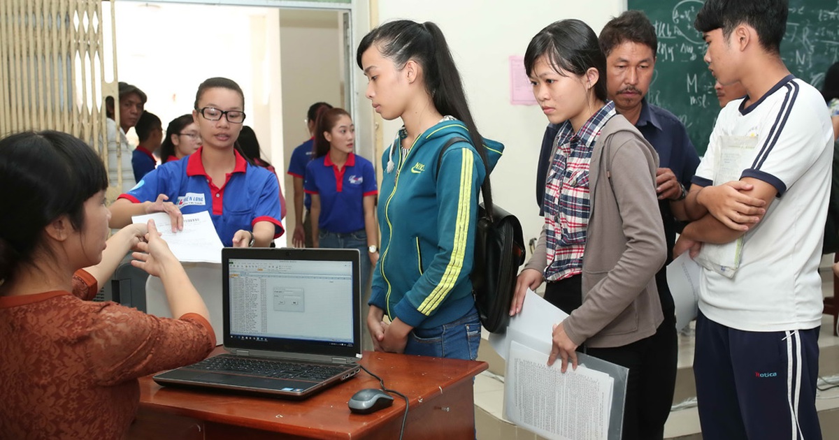 Thí sinh có sự lựa chọn khác