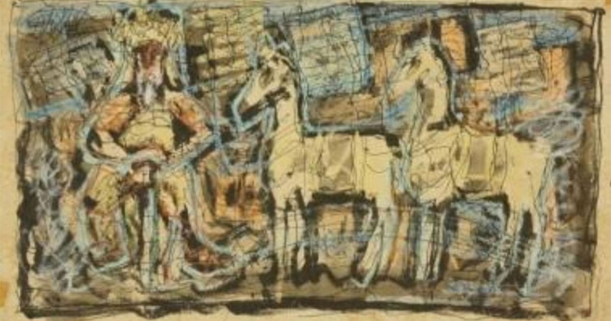 Phác thảo tranh quý của danh họa Nguyễn Gia Trí