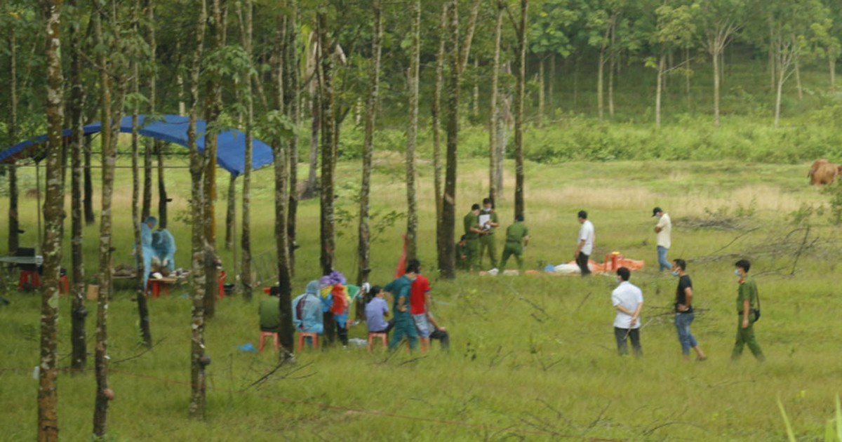 Đào thi thể rồi chôn lại trong vườn cao su hàng xóm để giá họa