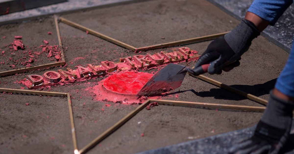 Phạt tù người phá hủy ngôi sao danh vọng của ông Trump