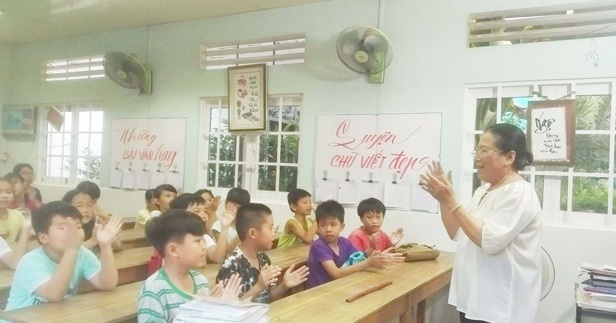 Bình dị lớp học hạnh phúc