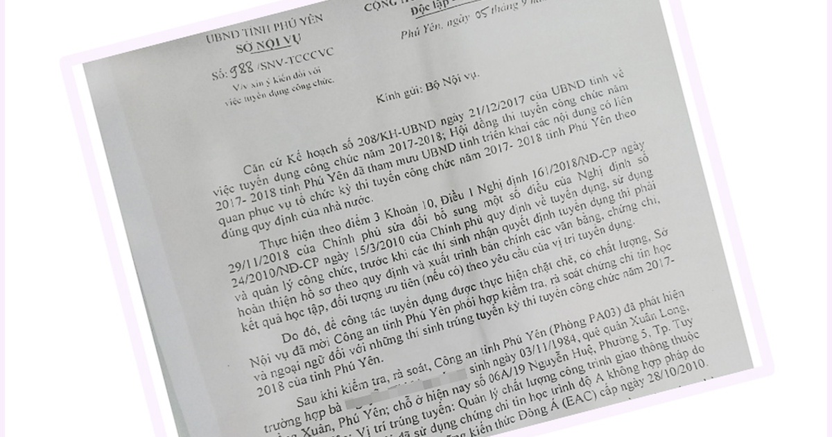 Sử dụng chứng chỉ tin học không hợp pháp để thi tuyển công chức
