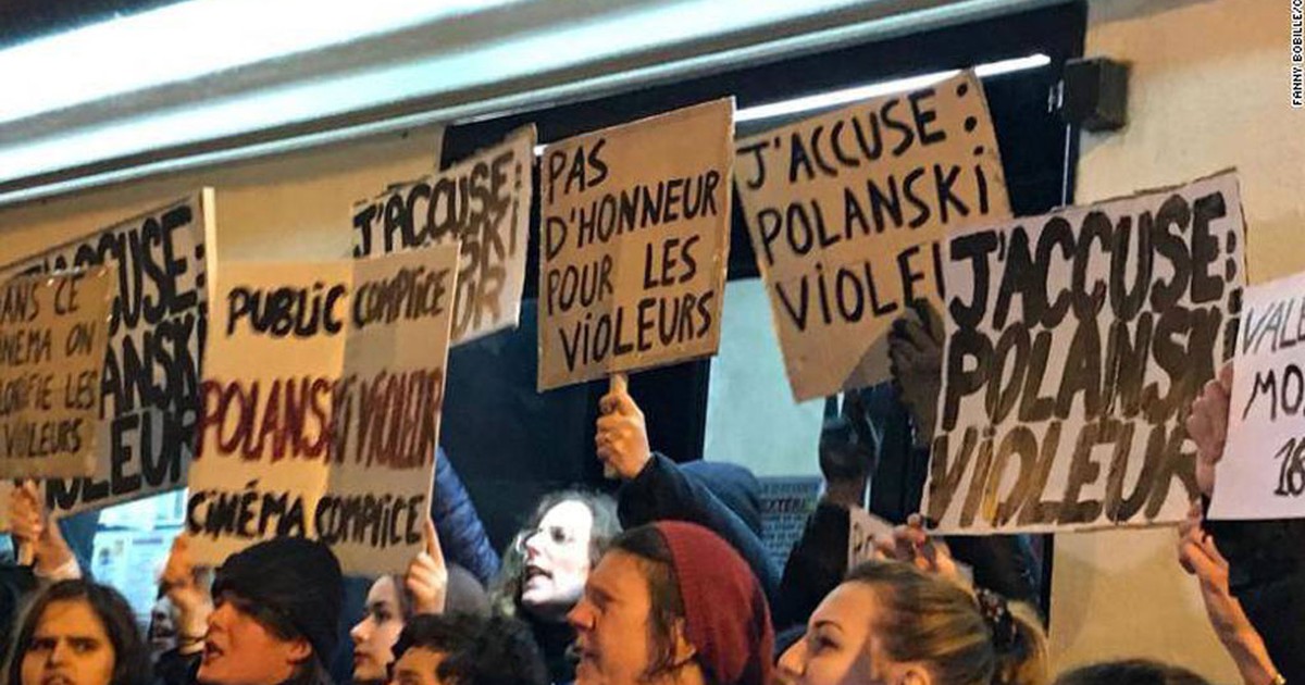 Biểu tình làm gián đoạn buổi ra mắt phim của Roman Polanski