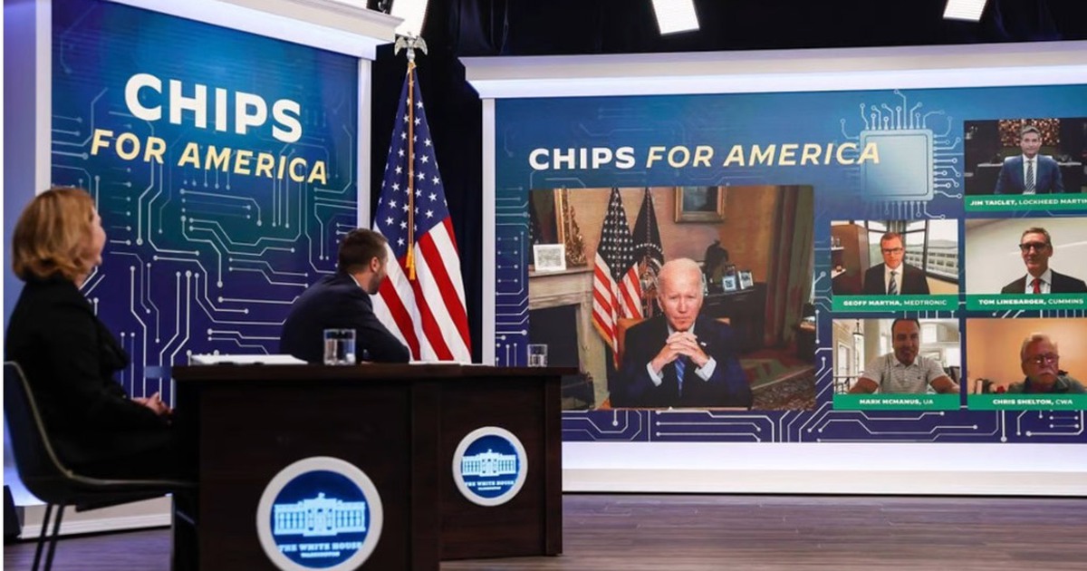Đạo luật chip Mỹ hạn chế khả năng tự cung cấp bán dẫn của Trung Quốc