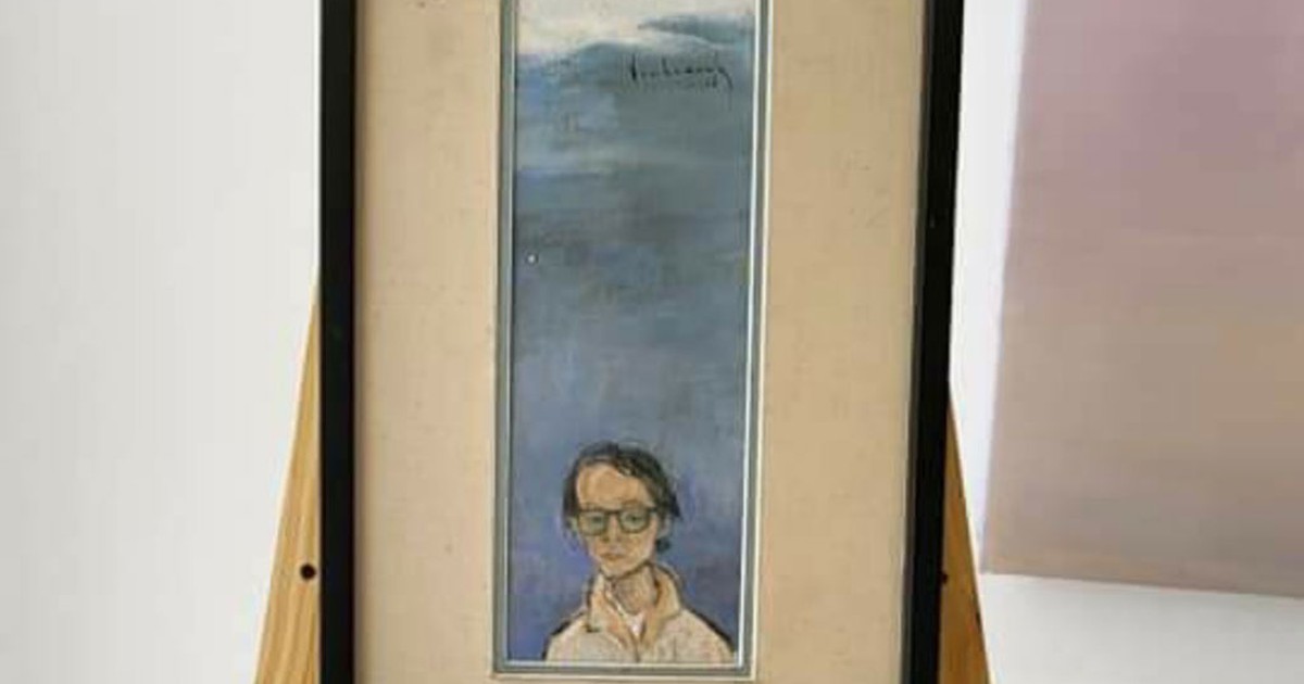 Tặng tranh của họa sĩ Đinh Cường vẽ nhạc sĩ Trịnh Công Sơn cho Bảo tàng Mỹ thuật Huế