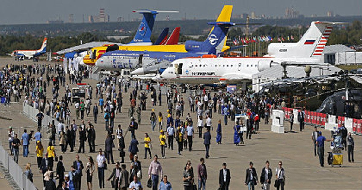 Triển lãm hàng không của Nga thất thu vì suy thoái và cấm vận