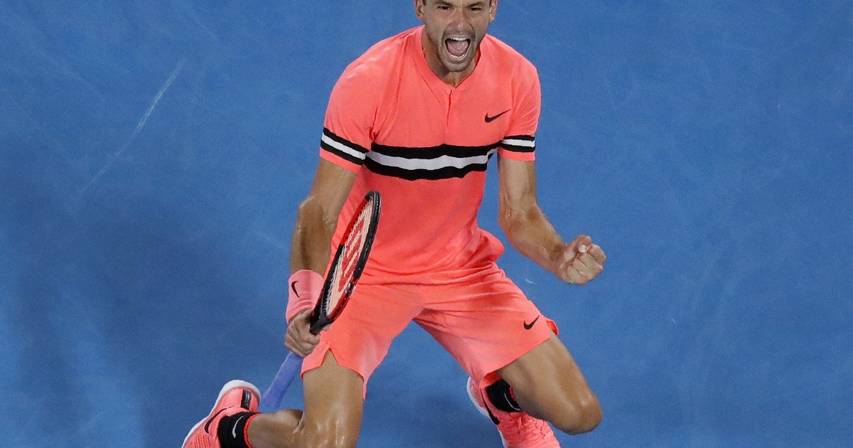 Giải Úc mở rộng: Dimitrov đánh bại Kyrgios bằng những loạt tie-break