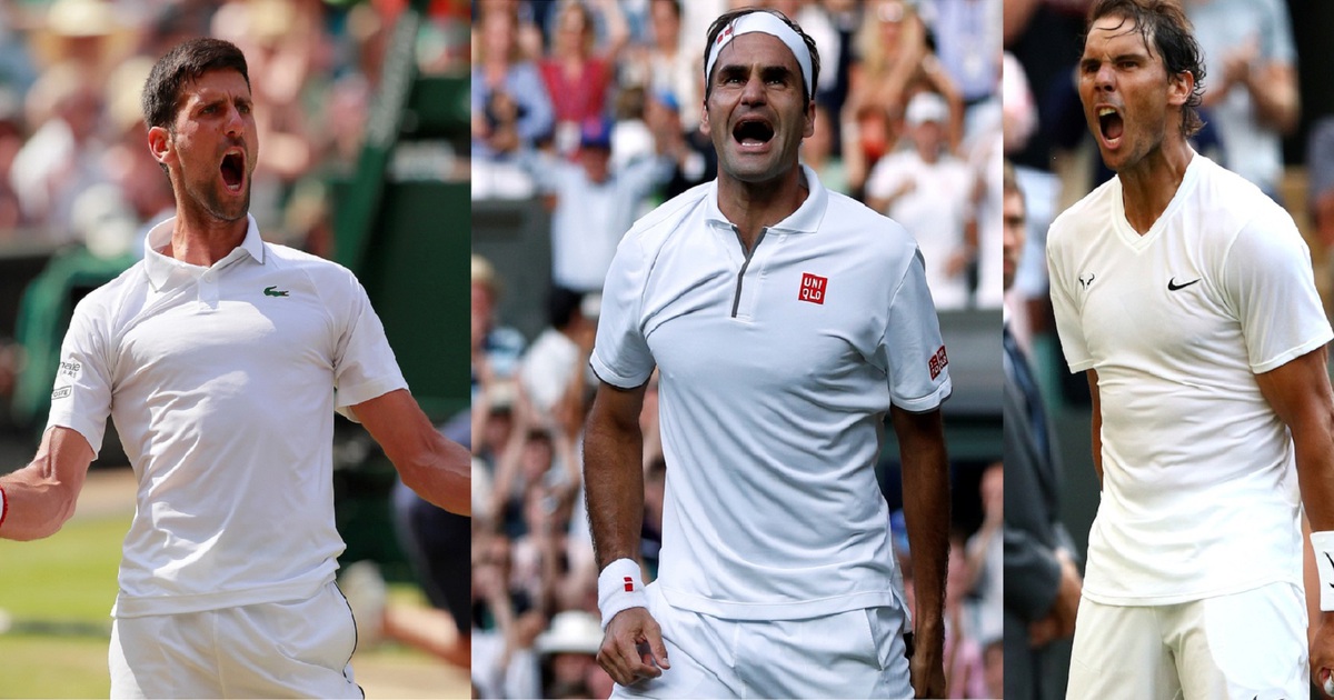 Lần đầu tiên trong lịch sử, tốp ‘Big Three’ nằm chung nhánh đấu một giải Grand Slam