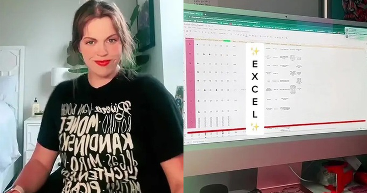 Tranh cãi chuyện cô gái lập bảng Excel để ghi nhớ... những người từng hò hẹn