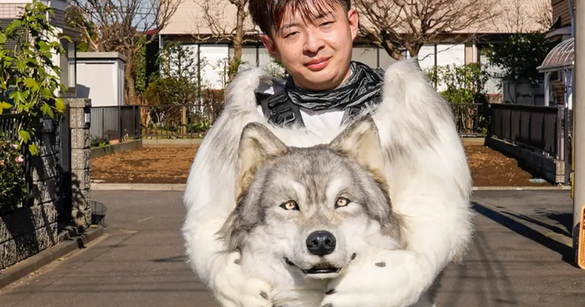 Chàng trai 'gây sốt' khi hóa thân thành người sói