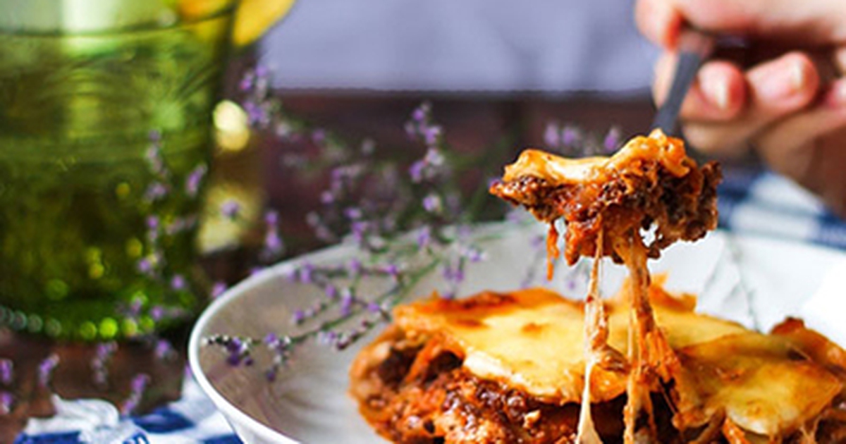 Bí quyết làm lasagna - món ăn trứ danh đến từ nước Ý