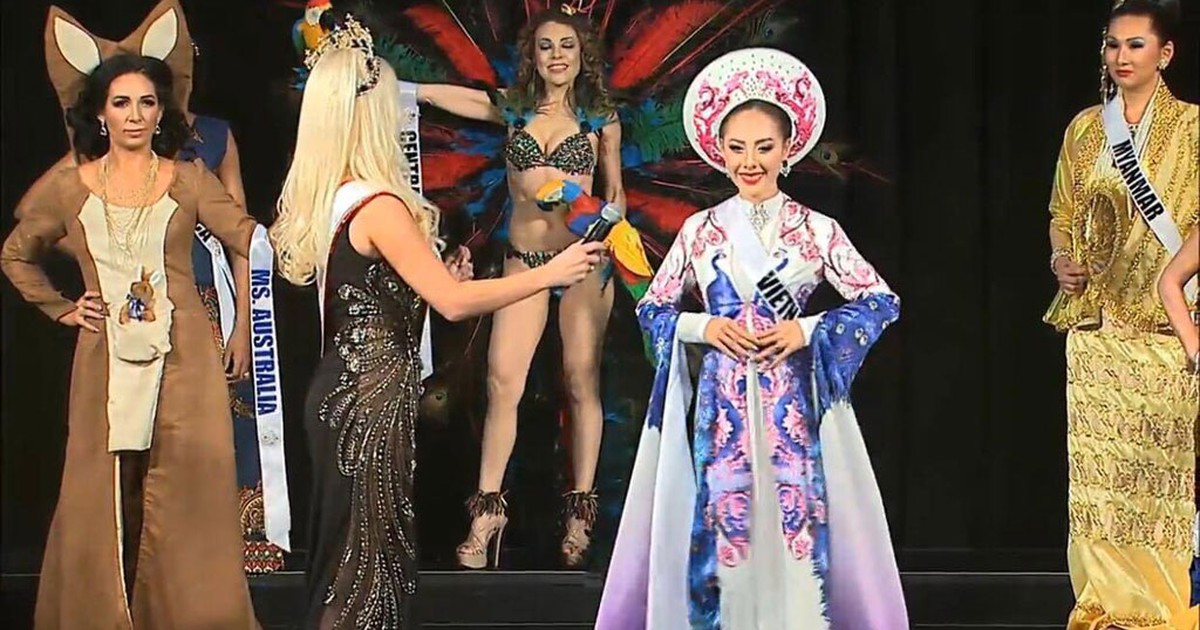 MC Đỗ Phương Thảo giành giải Hoa hậu được yêu thích nhất tại Mrs Universal 2016