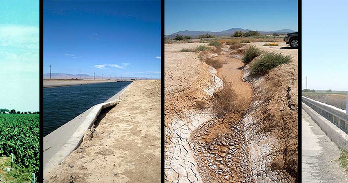 California đang chìm vào lòng đất