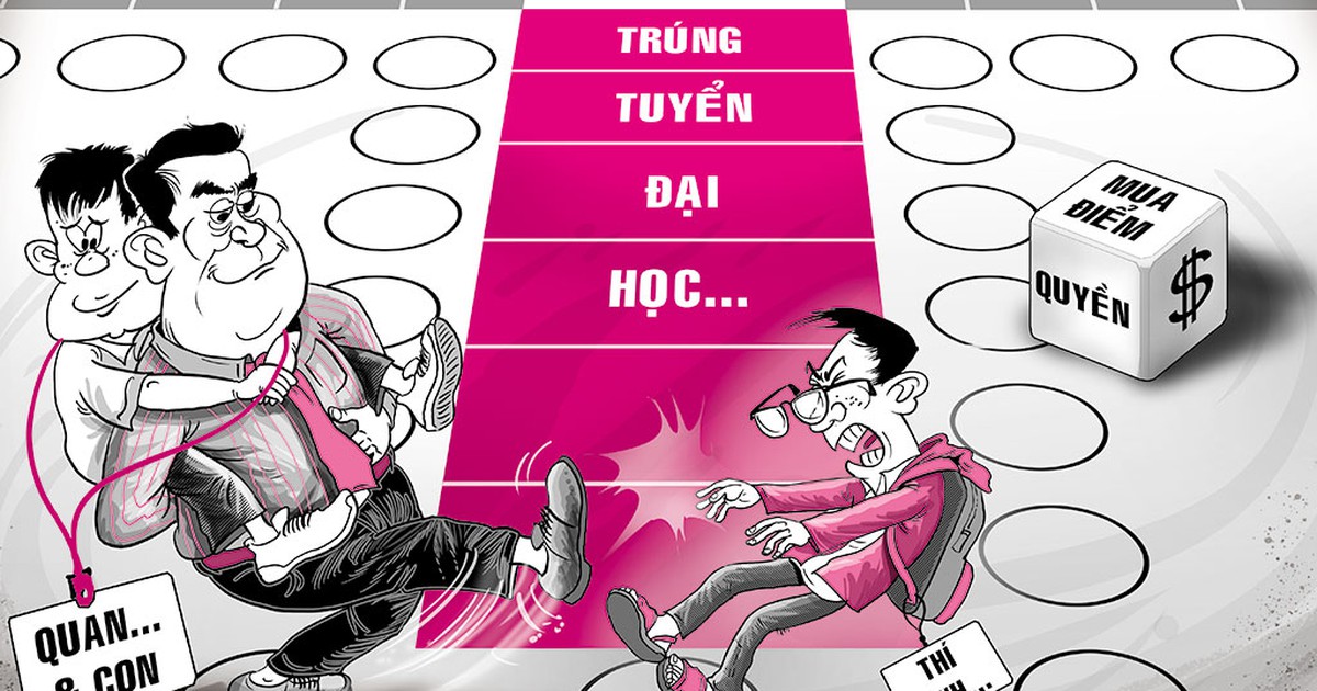 Công khai gian lận điểm thi: Chỉ là phần nổi của tảng băng