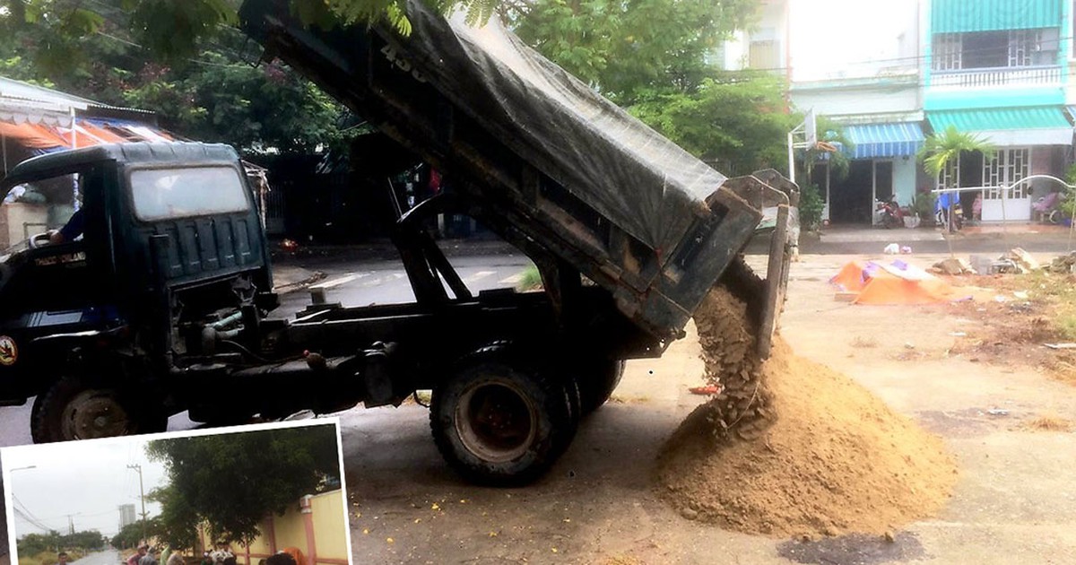 Nóng trên mạng xã hội: Chính quyền góp cát cho dân chống bão số 5