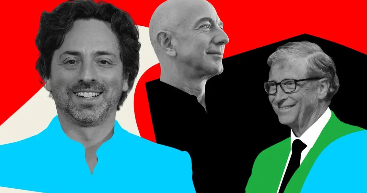 10 tỉ phú giàu nhất ngành công nghệ