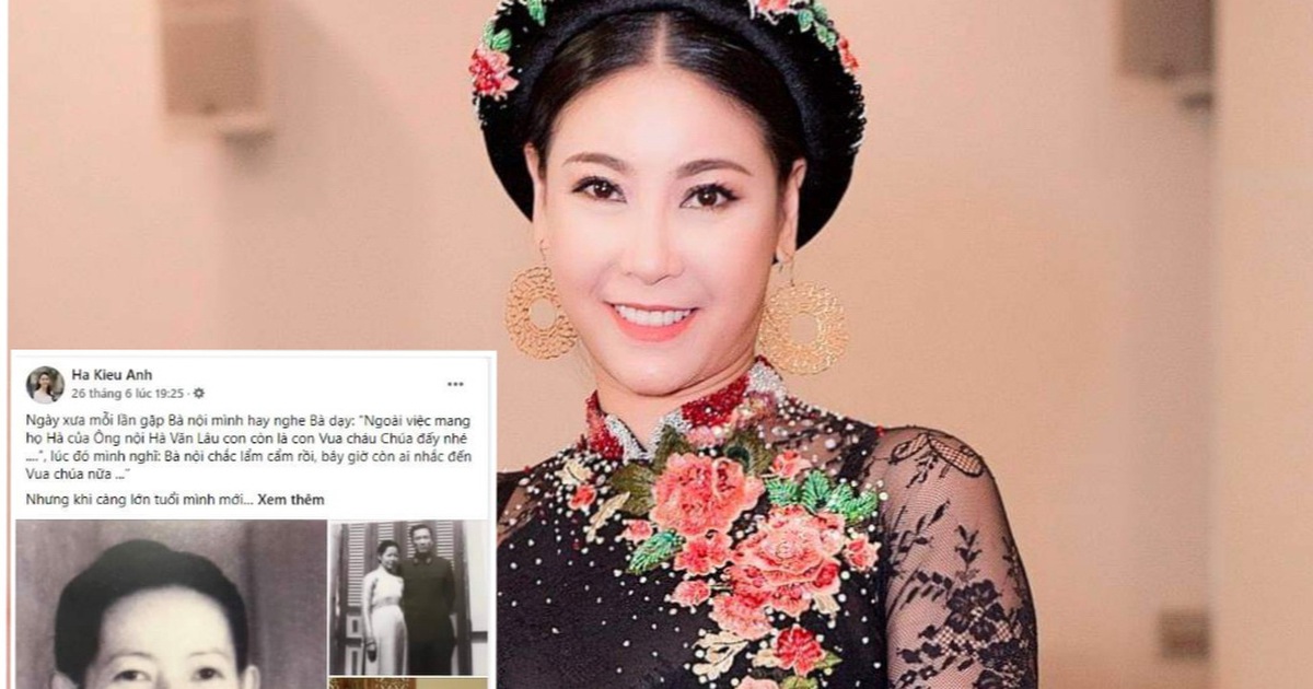 Hà Kiều Anh tự nhận 'công chúa' đời thứ 7 triều Nguyễn, hậu duệ nhà Nguyễn nói gì?