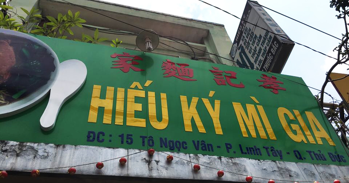 Bí mật chữ 'Ký' ở những tiệm mì Tàu danh tiếng khiến người Sài Gòn luôn thắc mắc