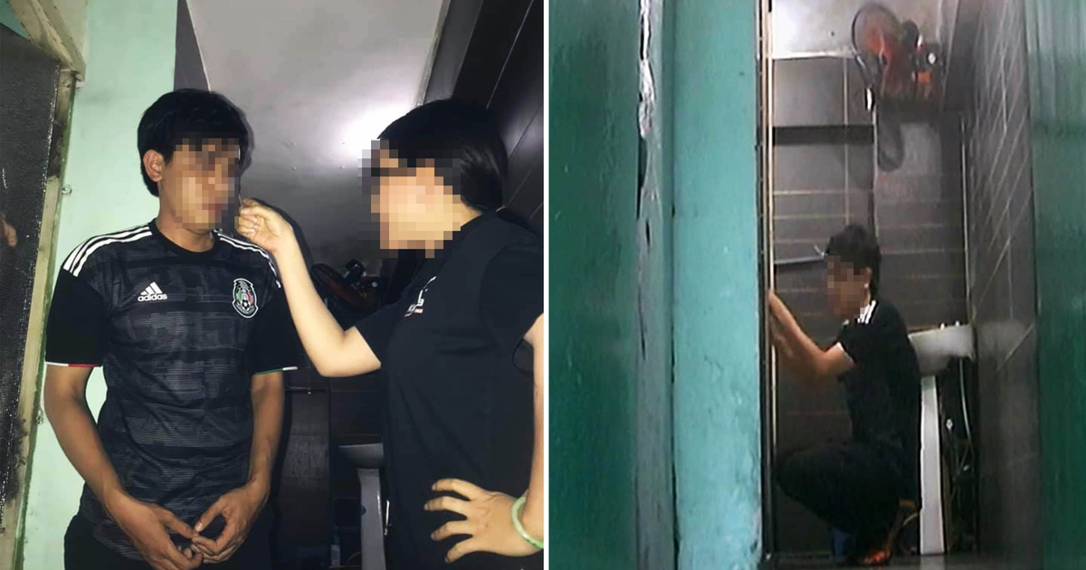 Nóng mạng xã hội: Phẫn nộ thanh niên quay lén toilet nữ, bị tát không trượt phát nào