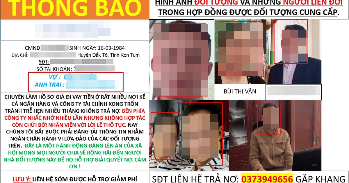 Kon Tum: Cán bộ xã vay tiền qua app, chủ tịch huyện bị bôi nhọ