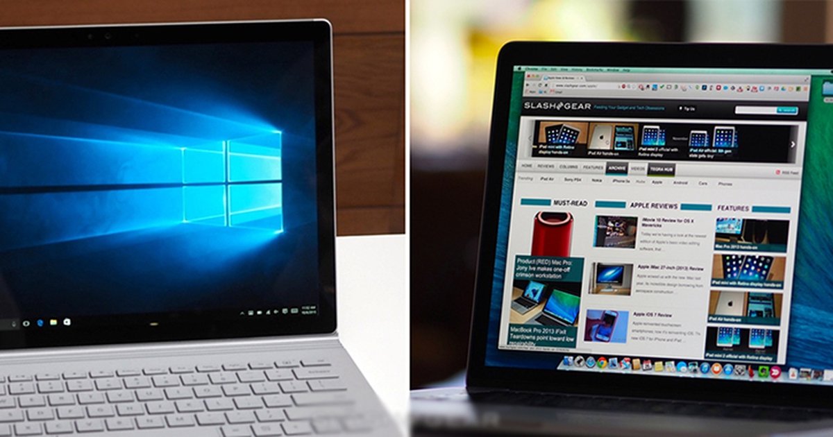 So kè MacBook Pro với 'kẻ ngáng đường' Surface Book