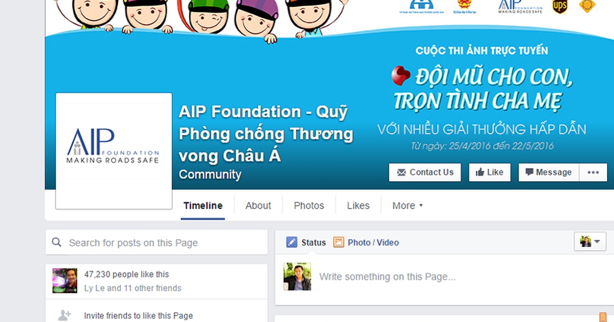 Cuộc thi ảnh về an toàn giao thông cho trẻ