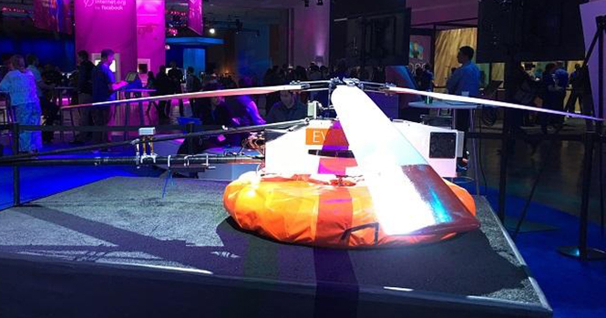 Facebook tiết lộ trực thăng truyền internet khẩn cấp trên không