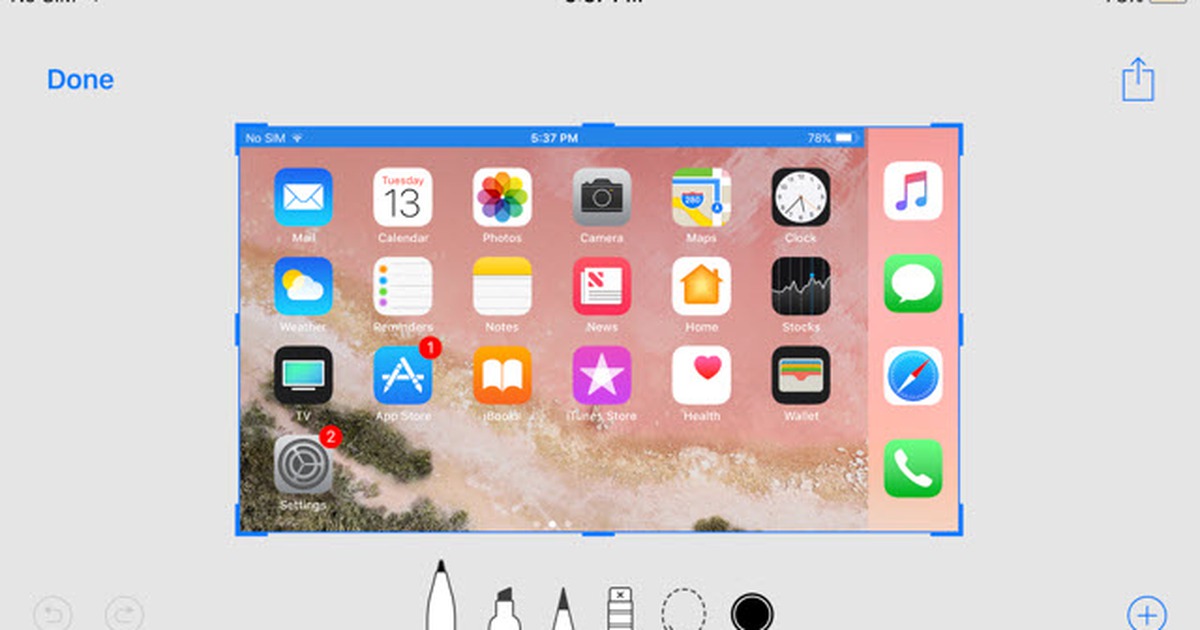 iOS 11 thổi luồng gió mới cho tính năng chụp ảnh màn hình