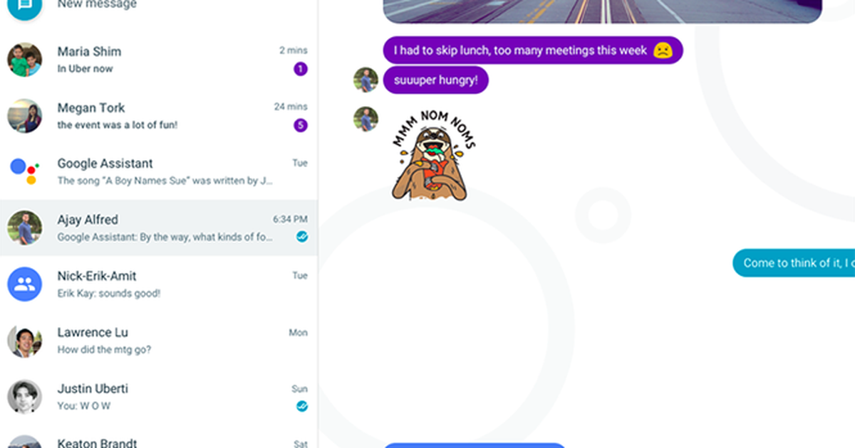 Ứng dụng nhắn tin Google Allo cập bến trình duyệt web