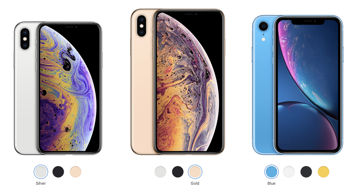 So sánh cấu hình bộ ba iPhone Xs, Xs Max và Xr