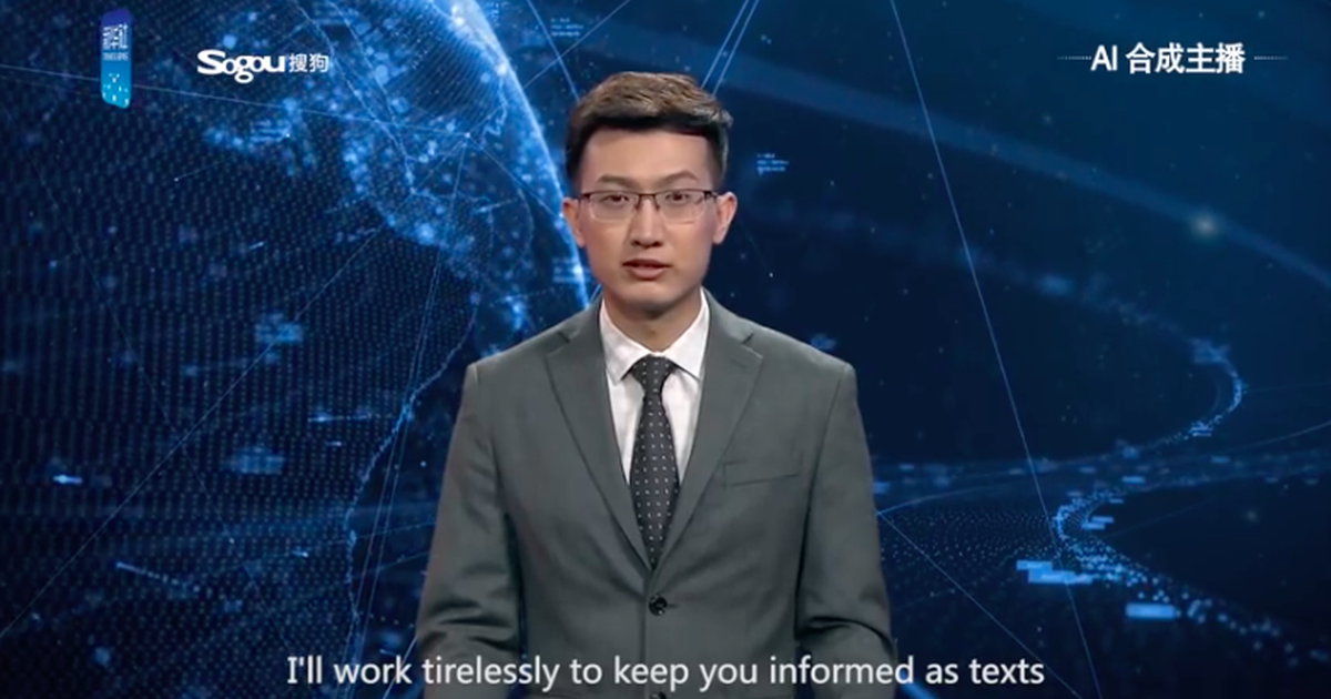 Trung Quốc có người dẫn chương trình bằng AI