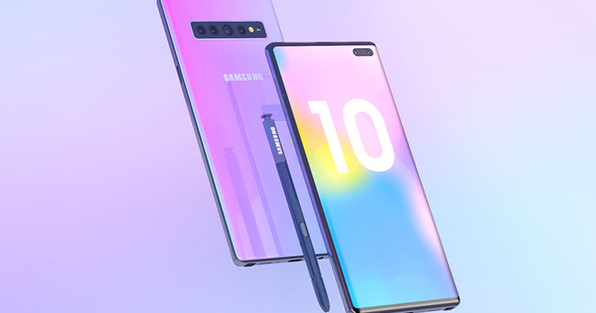 Galaxy Note 10 sẽ có tỷ lệ khung hình 19:9