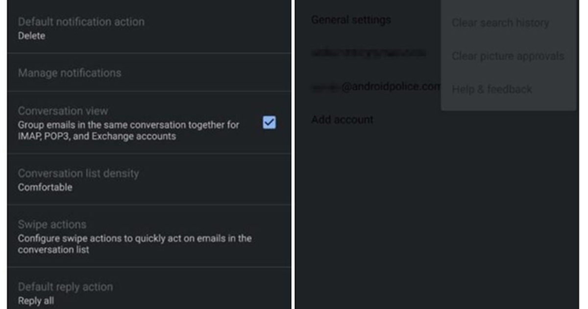 Gmail cho Android bắt đầu hỗ trợ Dark Mode