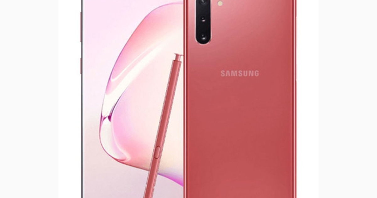 Galaxy Note 10 sẽ có biến thể màu hồng