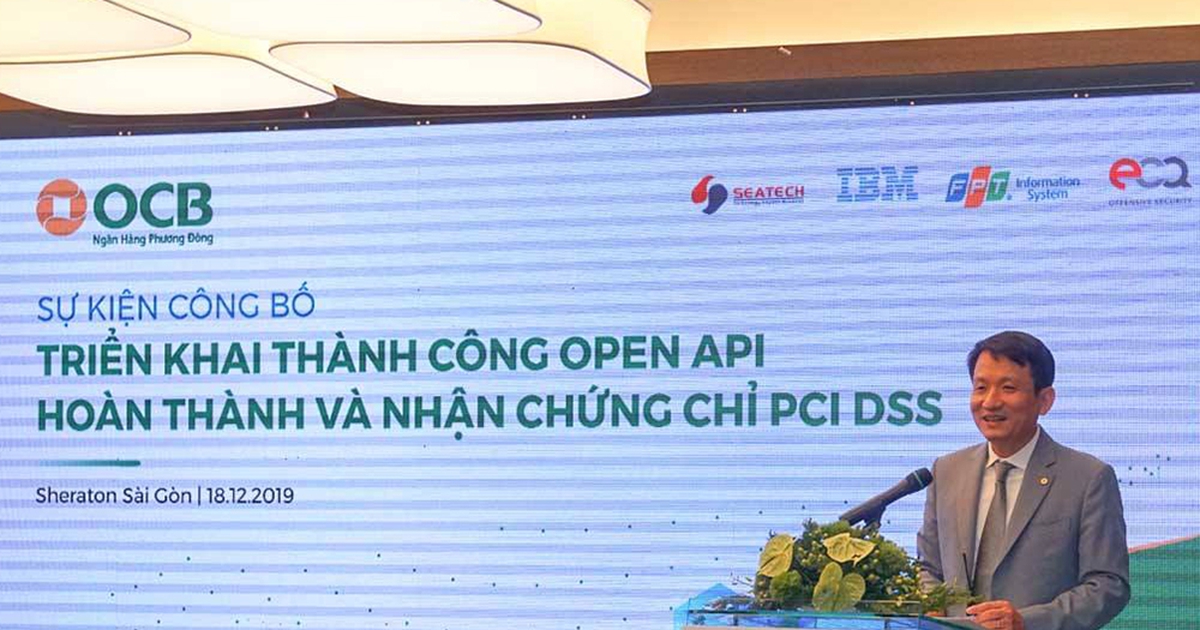 OCB triển khai thành công OPEN API và nhận chứng chỉ bảo mật quốc tế